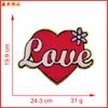 Día de San Valentín amor toalla bordado tela pegatinas insignia insignia muñeca adhesivo accesorios de ropa parche pegatinas decoraciones de ropa