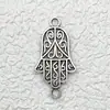 Accesorios de aleación de plata Xizang vintage exclusivos transfronterizos para manualidades Colgante de collar de palma europeo y americano Accesorios de joyería al por mayor
