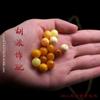 Cuentas redondas de ágata imitación cera de abeja marfil de 10 mm accesorios para joyería DIY material hecho a mano cuentas de resina sintética venta al por mayor