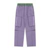 Diseño de Moda Callejera Cintura Combinación de Colores Ropa de Baile de Moda Pantalones Cargo para Hombre Pantalones Anchos Holgados Mismo Estilo para Hombres y Mujeres