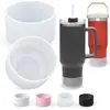 Capa de Silicone para Copo Stanley Transfronteiriça, Tampa Inferior de Copo, Almofada de Choque Antiderrapante, Capacidade 40oz, Diâmetro 7,5cm, Capa Protetora