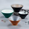 Melamina Patrón de Corteza Japonesa Sombrero de Bambú Tazón para Ramen Plástico Comercial Anticaída Porcelana de Imitación Tazón para Fideos de Res Fideos de Arroz Tazón Grande