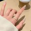 Anillo de Esmalte Colorido Estilo Frío Minimalista Personalidad de Nicho Nuevo para Mujer con Acabado de Alta Gama, Anillo Abierto Ajustable para Mujer