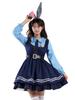 Comércio Exterior Feminino Halloween Cos Judy Fantasia Zootopia Policial Judy Traje Cosplay Roupas Femininas