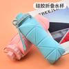Venta Directa de Fábrica Taza de Agua Plegable de Silicona, Botella de Cola Portátil para Exteriores, Botella de Agua Deportiva Retráctil, Anti-Caídas para Viajes