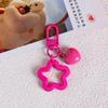 Ins Chica Corazón Color Estrella de Cinco Puntas Llavero Colgante Estilo Japonés Pareja Colgante de Bolso Accesorios de Amor Regalo