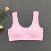 Ropa interior de algodón de color liso para niñas de mediana y gran edad, estudiantes de secundaria, preparatoria, primaria, sujetador para el pecho de las niñas, chaleco deportivo para el desarrollo