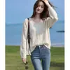 Otoño 2026 Nueva Ropa de Mujer Suéter Tejido Otoño/Invierno Atuendo Hermoso Capa Base Ropa de Otoño Top Elegante para Mujer