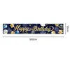 Nueva Pancarta de Tema Feliz Cumpleaños de Amazon Pancarta Tela de Fondo de Cumpleaños Decoración Bandera Atrezzo de Atmósfera para Foto