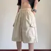 Nuevos pantalones cortos de trabajo multibolsillos de verano para hombre, pantalones casuales deportivos rectos holgados de longitud media, pantalones de montar de talla grande
