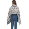 Bufanda Nueva de Importación de Otoño e Invierno del Fabricante, Bufanda y Chal Jacquard Paisley Suave Premium Europeo y Americano de Doble Uso