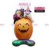 Globos de papel de aluminio de Halloween transfronterizos, con diseños de calavera de pie, momia y fantasma, para decoraciones espeluznantes de fiestas de Halloween
