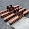 Venta Caliente Caja de Empaque para Tartaletas de Huevo Extra Larga de 60cm Caja de Papel Desechable Caja Portátil para Tartaletas de Huevo Postre para Llevar Celebridad de Internet