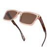 Gafas de sol casuales de montura completa retro, nuevas gafas de sol de estilo europeo y americano, gafas de sol para sesiones de fotos callejeras que combinan con todo.