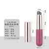 Nuevo Pincel de Labios de Silicona Suave Q Pincel para Lápiz Labial con Tapa Cabeza Redonda Pequeña Pincel para Difuminar Corrector de Labios Mini Pincel de Maquillaje Portátil