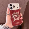 Textos Como "Hola" Son Adecuados para Apple 17/16Pro, Lindos 15/14, Divertidos Fundas para iPhone 11, Xsmax