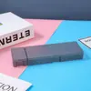 Estuche de Plástico para Lápices, Caja Sencilla para Empaquetar Papelería, Estuche de Doble Compartimento Esmerilado, Organización y Almacenamiento de Escritorio para Estudiantes