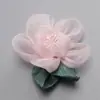 Grampo de Cabelo Estilo Coreano Presilha Broche Decorativo Acessórios de Joalheria Semi-acabados Flores de Tecido de Gaze de Seda Estames de Chiffon Atacado