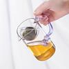 Taza de Tetera Especial para Infusión de Té Mandarina Pequeña Mariposa con Filtro de Vidrio de Silicona de Alta Preferencia Taza de Vidrio Integrada Tetera de Kung Fu