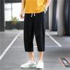 Shorts masculinos de verão, finos, modernos, soltos, de algodão e linho, casuais, curtos, esportivos, curtos, de perna larga, de linho, K