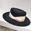 Sombrero de Paja de Estilo Pequeño Fragante con Lazo para Mujer, Sombrero de Playa para Vacaciones de Verano junto al Mar, Sombrero de Protección Solar, Sombrero para el Sol para Exteriores