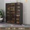 Gabinete para Zapatos en la Entrada, Gabinete de Vidrio para Zapatos para el Hogar, Gabinete de Almacenamiento Integrado en la Pared, Gabinete de Almacenamiento para Pasillo Exterior, Zapatero