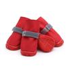 Botas de Lluvia para Perro Camelot Nuevos Zapatos para Mascotas No se Caen Tela de Cuero Completamente Impermeable Suela Antideslizante Resistente al Desgaste