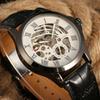 Reloj mecánico automático T-WINNER Victor 132 para hombre con fondo romano hueco al por mayor