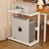 Soporte para Host Estante de Almacenamiento para Escritorio de Computadora Estante de Pie para Oficina Debajo del Escritorio Almacenamiento de Impresora y Archivos Estación de Trabajo de Acabado