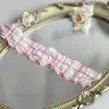 Tarjeta de Decoración de Cupcake de Moda para el Día de la Madre con Tul de Burbujas a Cuadros Plegados y Decoración de Lazo con Borde Ondulado