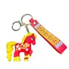 Accesorios para Bolsas de Dibujos Animados Anime del Zodiaco de Año Nuevo Pequeños Regalos Souvenirs Llavero Colgante del Auspicioso Año del Caballo