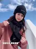 Lenço pequeno estilo ins coreano para meninas, lã tricotada para outono e inverno, aquecedor de pescoço versátil estilo coreano para estudantes, em estoque