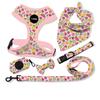 Conjunto de Guia Huashong Personalizado Guia de Cachorro Conjunto para Passeio de Cachorro Coleira para Cão de Estimação Guia Coleira Peitoral