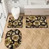 Nuevo Juego de Alfombrillas de Baño de Tierra de Diatomeas con Forma de Flor 3D, Felpudo Absorbente de Agua Antideslizante para Entrada de Baño
