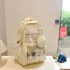 Mochila para Niña de Primaria, Bolso Rosa Estético de Alto Valor para Niñas de Secundaria, Mochila Linda de Capacidad Pequeña, Mochila de Doble Hombro de Gran Capacidad
