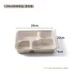 Caixa de almoço descartável refeitório empresarial caixa de almoço de hotel caixa de fast food caixa de embalagem para viagem multi-compartimento três compartimentos quatro compartimentos biodegradável