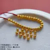 Acessórios Banhados a Ouro Prata Método Antigo S925 Cinzel Gravado Guirlanda de Cânhamo Lanterna de Contas de Oito Costelas Contas a Granel Corda para Pulseira DIY