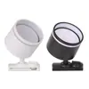 Luz de riel GX53 transfronteriza de 110v sin fuente de luz principal, uso comercial para salas de estar, tiendas de ropa y salas de exposiciones, foco de riel LED de tres colores