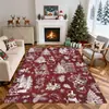 Tapete de veludo cristal best-seller de Natal para decoração de sala de estar, decoração de ambiente de quarto e escritório, disponível para etiquetagem e dropshipping