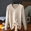 Venta al por mayor transfronteriza de nuevos suéteres de punto para hombre con cuello en V para otoño/invierno, prendas de punto de manga larga, ropa casual de negocios para hombre, disponibles en tallas grandes