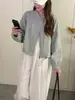 Chaqueta corta de cuero casual de moda con cuello alto para mujer, nueva chaqueta versátil de cuero suave para mujer petite, primavera y otoño 2026