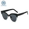 Defeng F1357 Gafas de Sol Europeas y Americanas para Mujer Gafas de Sol de Moda Gafas Metálicas Ojo de Gato para Mujer Transfronterizas