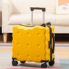 Mala Infantil para Meninas que Pode Sentar e Andar 18 polegadas Mala de Bordo para Meninos Mala Leve Mala Trolley de Desenho Animado Fofa