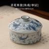 Plato de Fruta Azul y Blanco Antiguo de Múltiples Capas Frasco de Almacenamiento en Capas Plato para Frutas y Snacks de Frutos Secos para Sala de Estar en Casa Accesorios para Ceremonia de Té