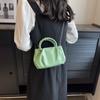 Bolso Popular de Comercio Exterior para Mujer 2023 Verano Nueva Moda Plisado Nube Cadena Hombro Cruzado Todo Combinable Bolso de Mano