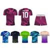 Conjunto de Uniforme de Fútbol Personalizado de Fábrica con Tejido Transpirable de Alta Elasticidad Campamento de Entrenamiento de Club Unidad Uniforme de Entrenamiento Escolar