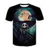 Comercio exterior transfronterizo verano 2022 nuevo Halloween digital impresión 3D camiseta de manga corta para niños venta directa de fábrica