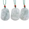 Colgante de Jade Verde Tianshan de Xinjiang con los Doce Signos del Zodíaco: Rata, Buey, Tigre, Conejo, Dragón, Serpiente, Caballo, Oveja, Mono, Gallo, Perro, Cerdo