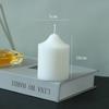 Velas Domésticas, Velas de Iluminação Cilíndricas Extra-Grossas, Velas de Emergência de 7cm de Diâmetro Extra-Grosso para Quedas de Energia, Sólidas e Duráveis