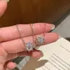 Galvanoplastia de Ouro Real, Colar de Girassol Cravejado com Diamantes, Sucesso de Vendas no Xiaohongshu para Mulheres, Estilo Vintage Retro Old Money, Atacado de Peça Única